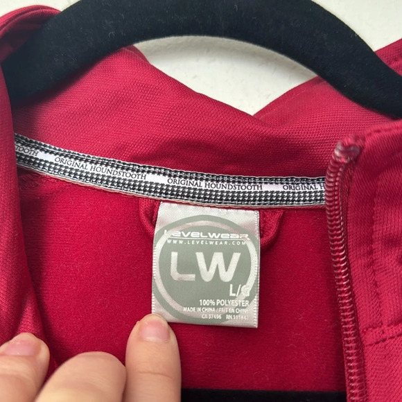 Crimson Red Women's LevelWear University of Alabama Full Zip Athletic Jacket L - Picture 5 of 8